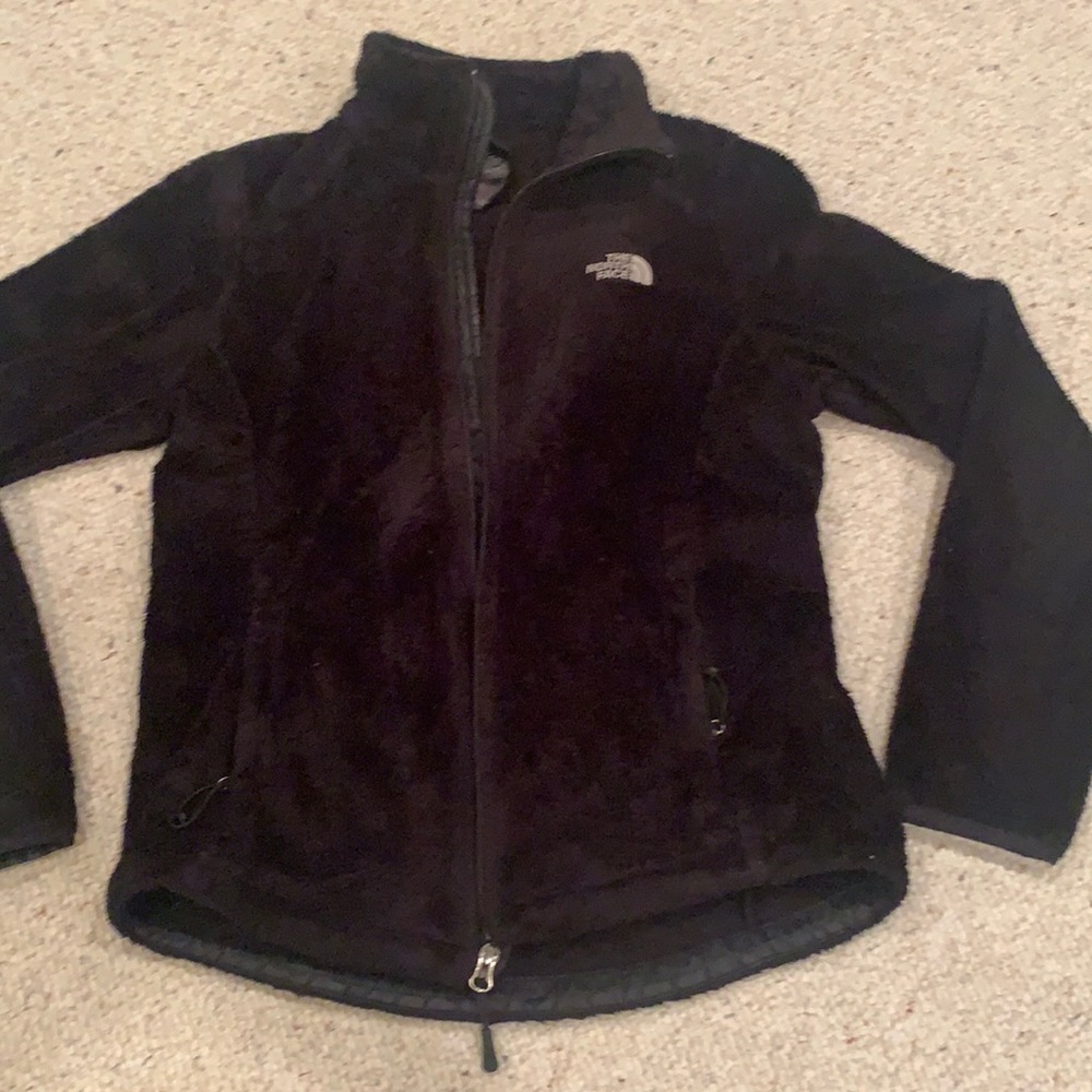 The North Face Osito Fleece Jacket- Black.  Size small.